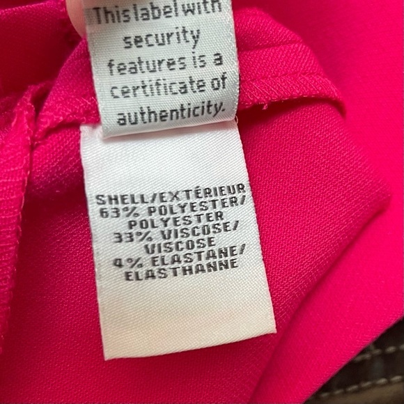 Diane Von Furstenberg Carrie Hot Pink Mini Dress Size 10 - Picture 10 of 10
